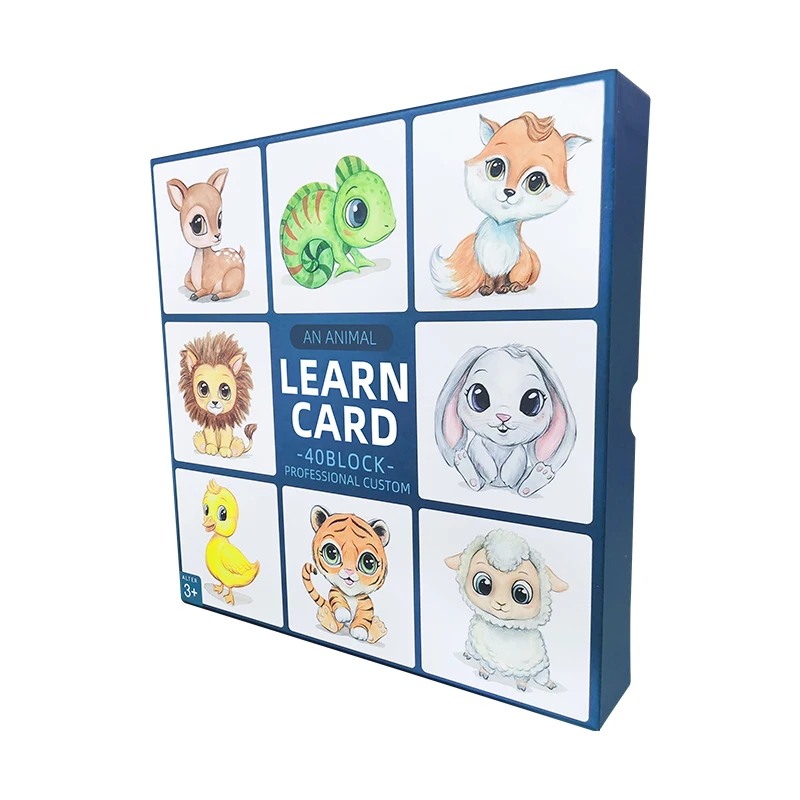 FREE SAMPLE  Custom Educational Paper Promotional Card Board Game Custom Printing Funny Learning Memory Card Game For Children
