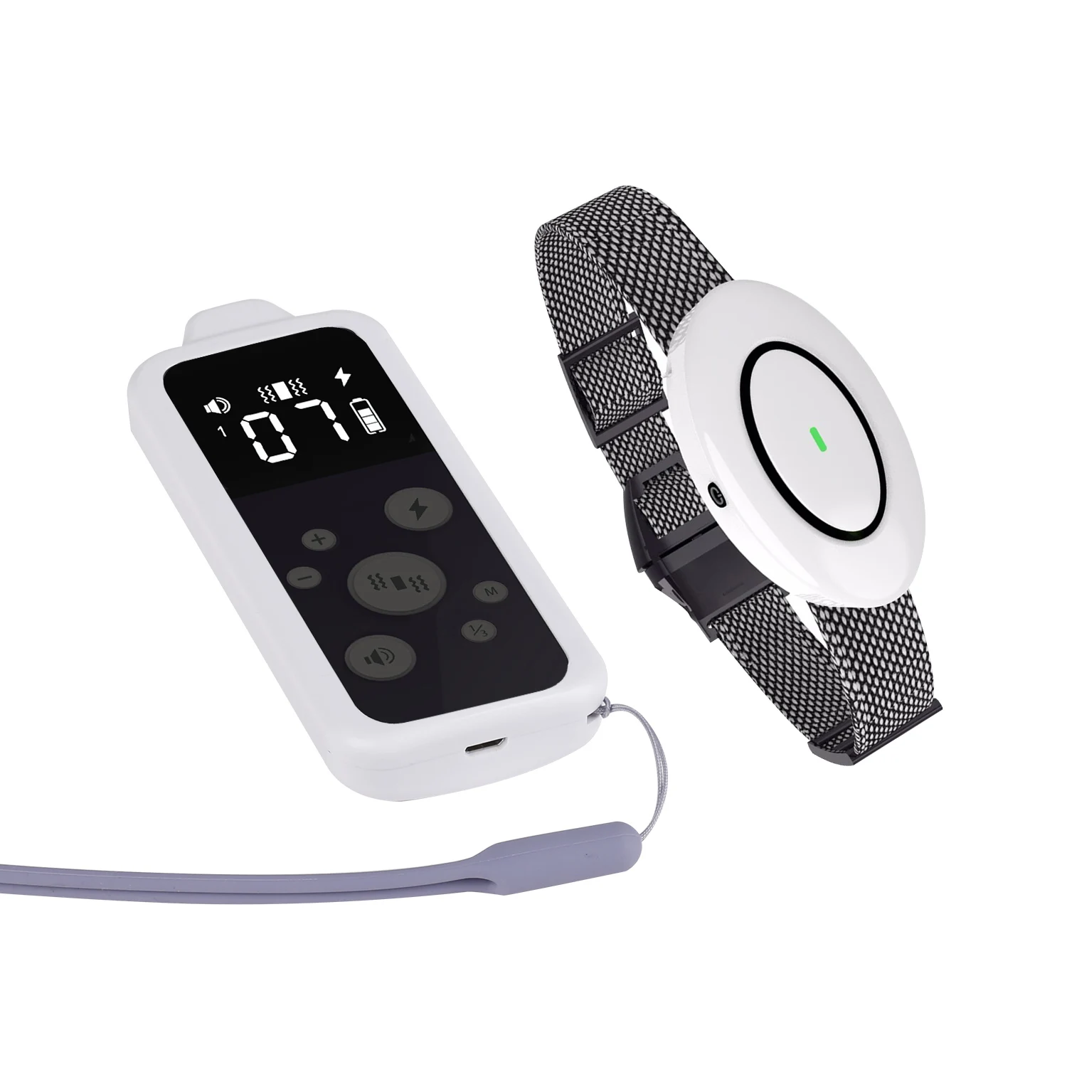 Anti-bark Waterproof Adjustive 1150ft Distance Remote Control Pet Dog Shock Remote Dog Training Collar