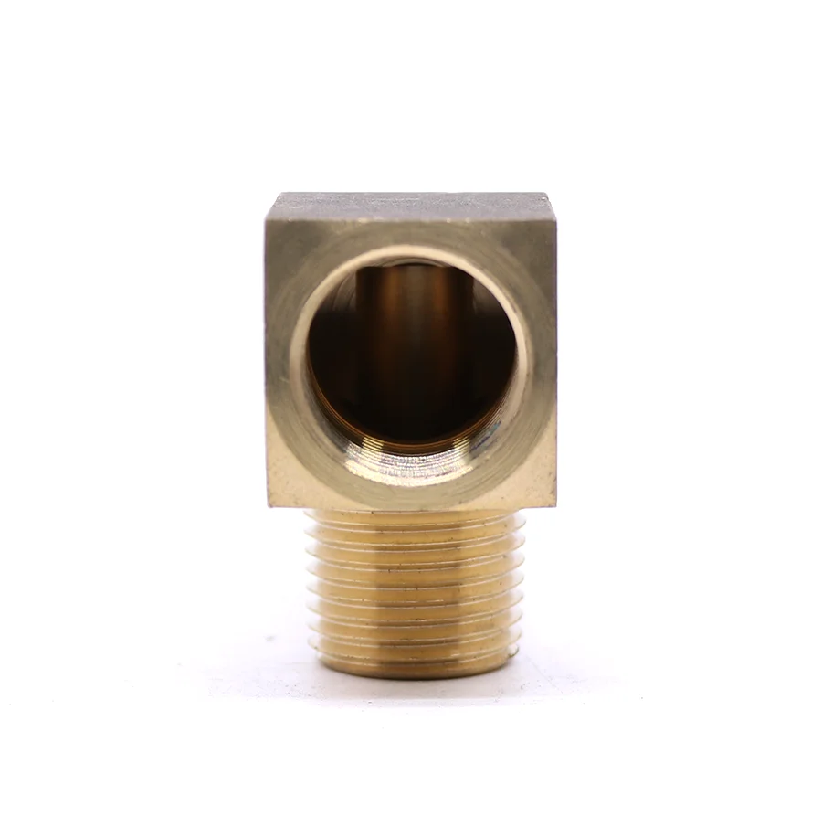 Brass fitting All copper transition joint tee middle male thread fuel quick connector gas pipe fitting