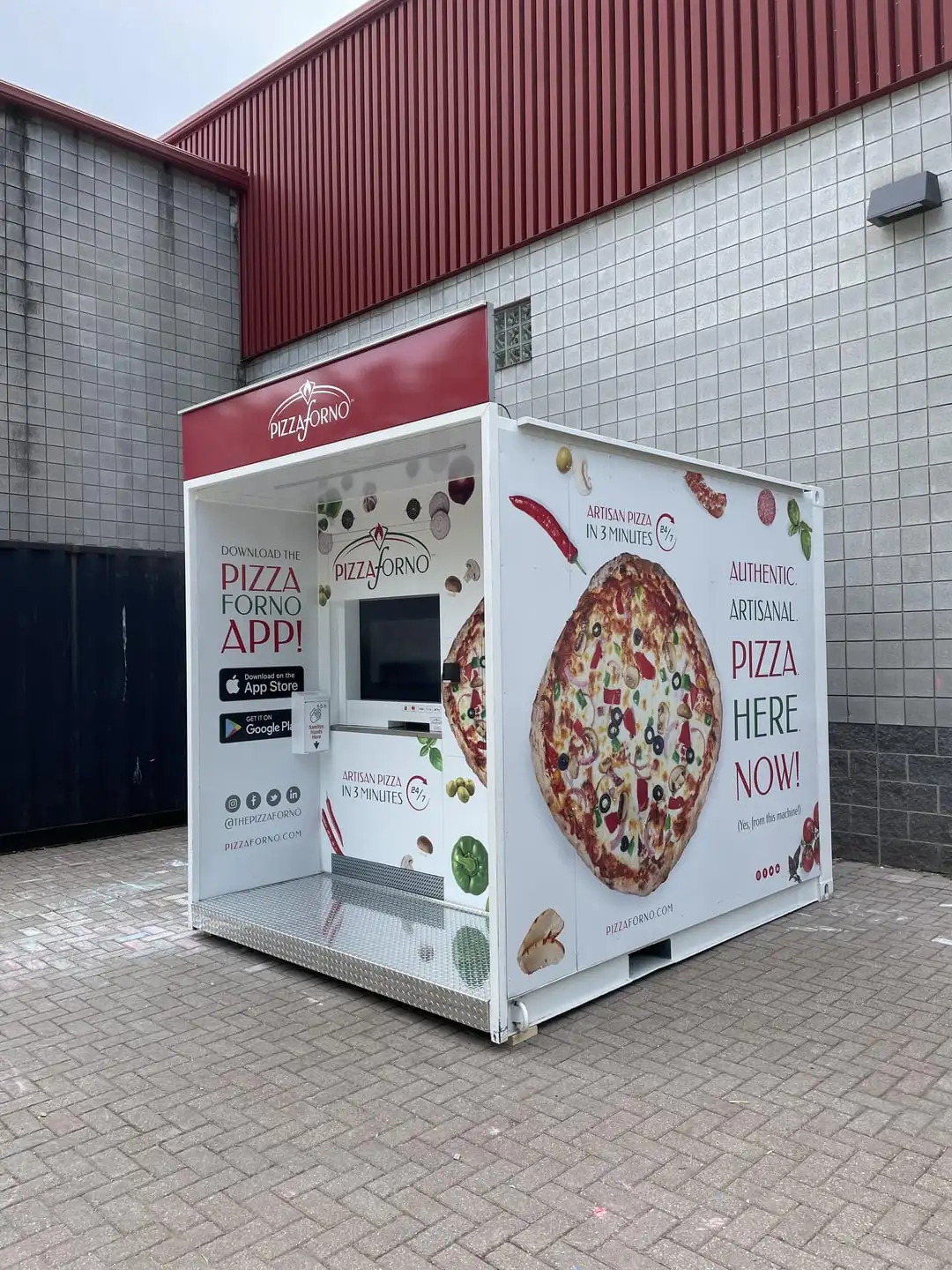 Forno автомат для пиццы торговый киоск магазин Франц