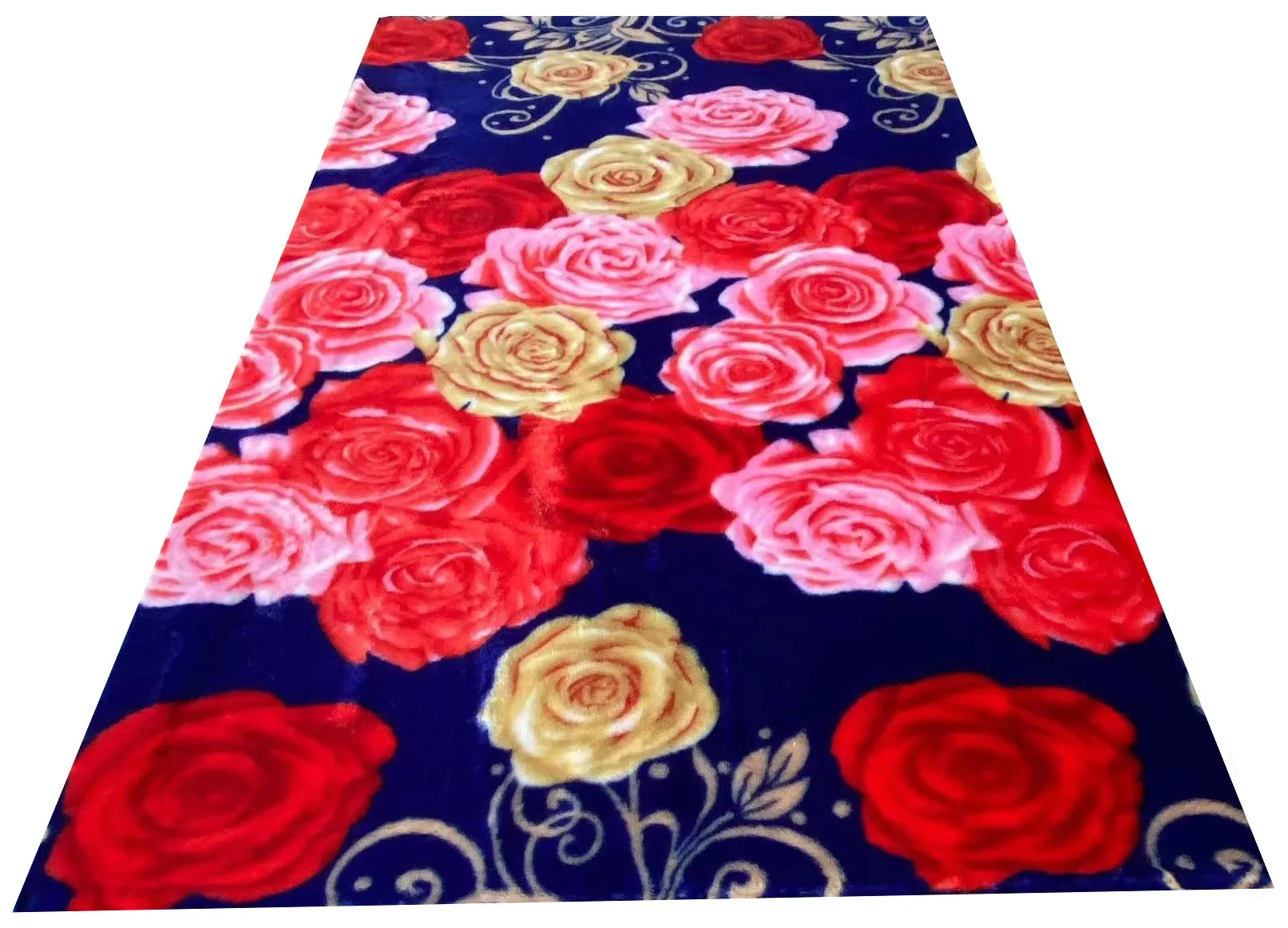 Short Plush Fabric Polyester Knitted Home Textile Single Side Pv Plush fleece Fabric For Toy And Four Piece Bed Set