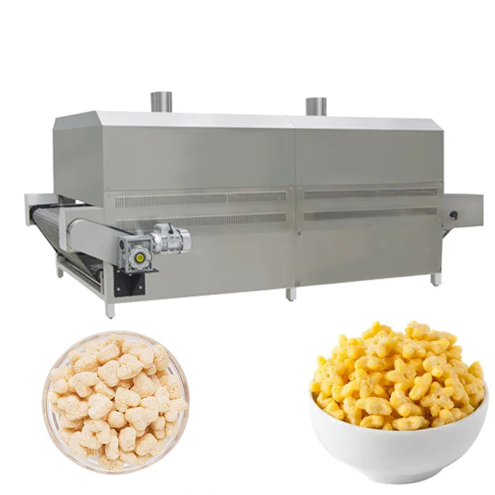 corn puffing snack making machine puffed snacks food manufacturing equipment extruder