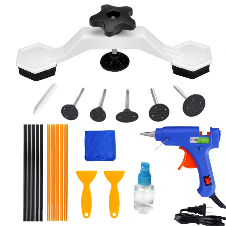 
white bridge dent puller kit for car dent repair pops a dent tools 