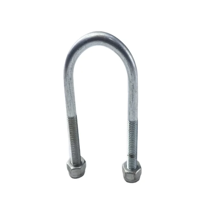 Steel Bar Stamp forming U shape custom bolted pipe clamp