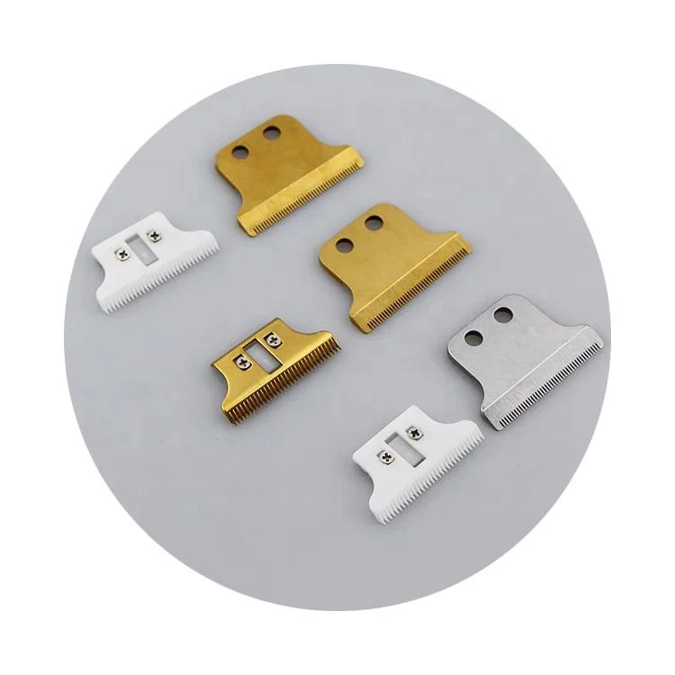 High Quality Double Wide Hair Clipper Replacement Stainless Steel Ceramic Trimmer Blade For detailer 8081