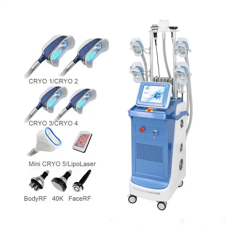 Professional 40k cavitation rf fat freezing machine cryolipolysis 360 anti-cellulite slimming cryolipolisis machine