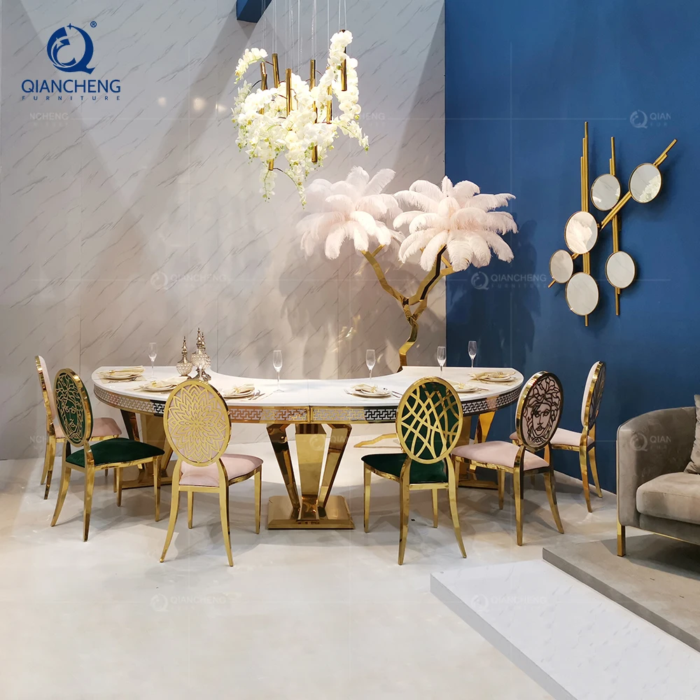 half round new wedding table