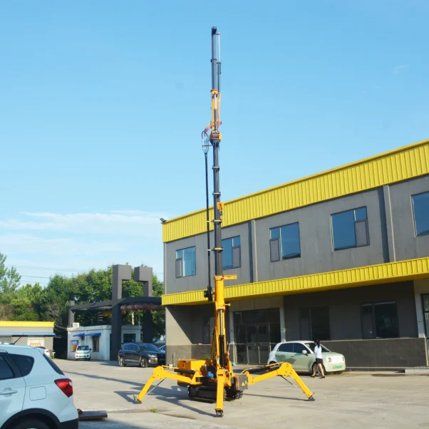 spider crane 1 ton 3 ton 5 ton 8 ton 12 ton spider mini crawler crane long boom spider crane