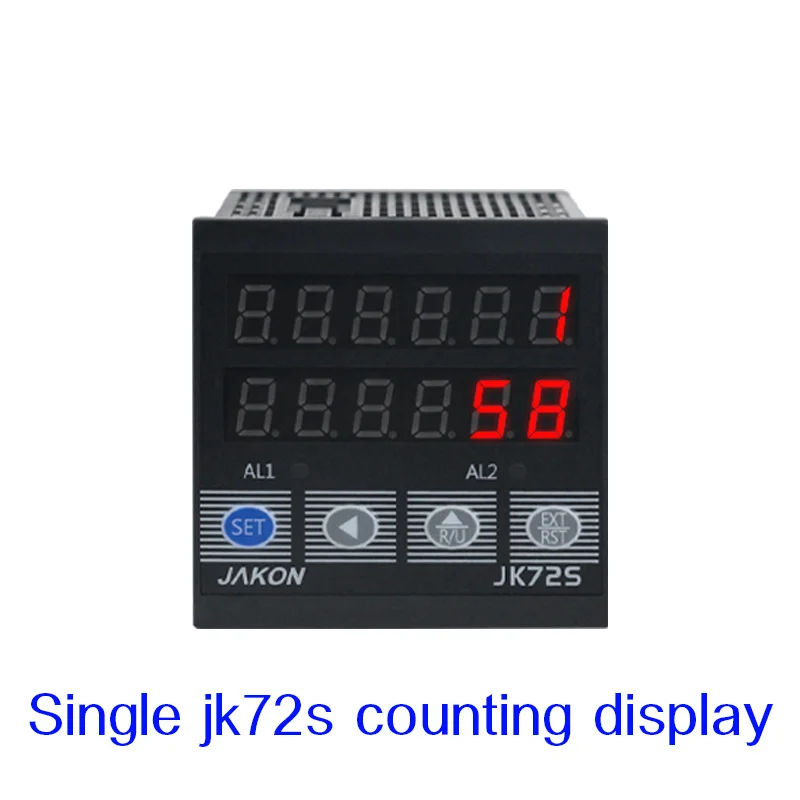 6 digit76*76mm LED display electronic digital Small multi function counter and Length meter