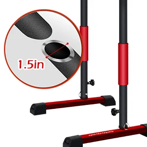 Wellshow Sport Dip Station Dip Bar Parallel Bars for Home Workout with 400 LBS Loading Capacity for Home Gym