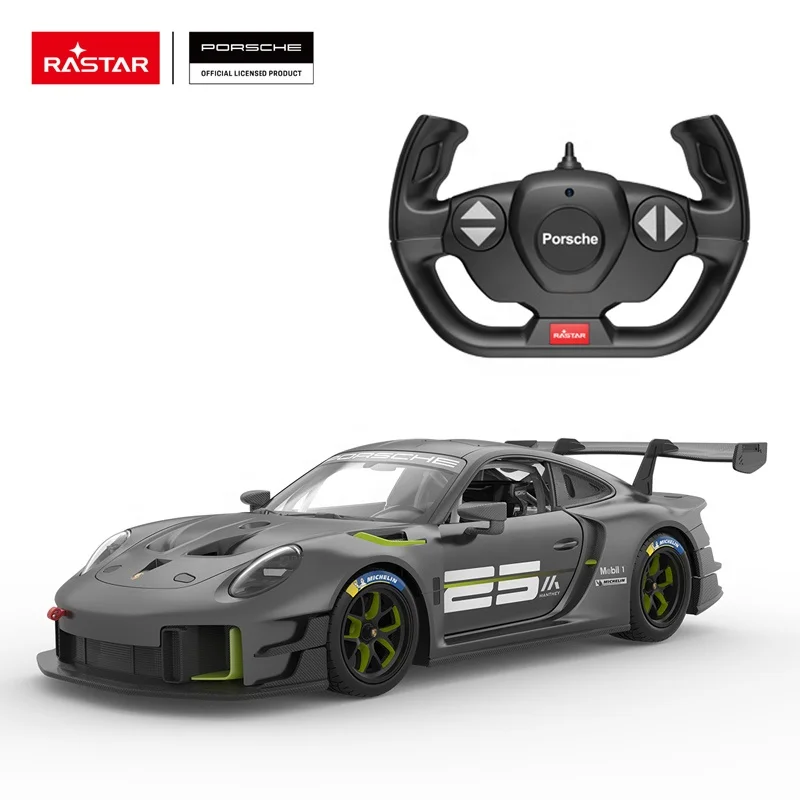 RASTAR wholesale 1/14 Scale Porsche Electric Sports Car Remote Control Model RC Racing Car with LED Kids toy car for Boy Collect