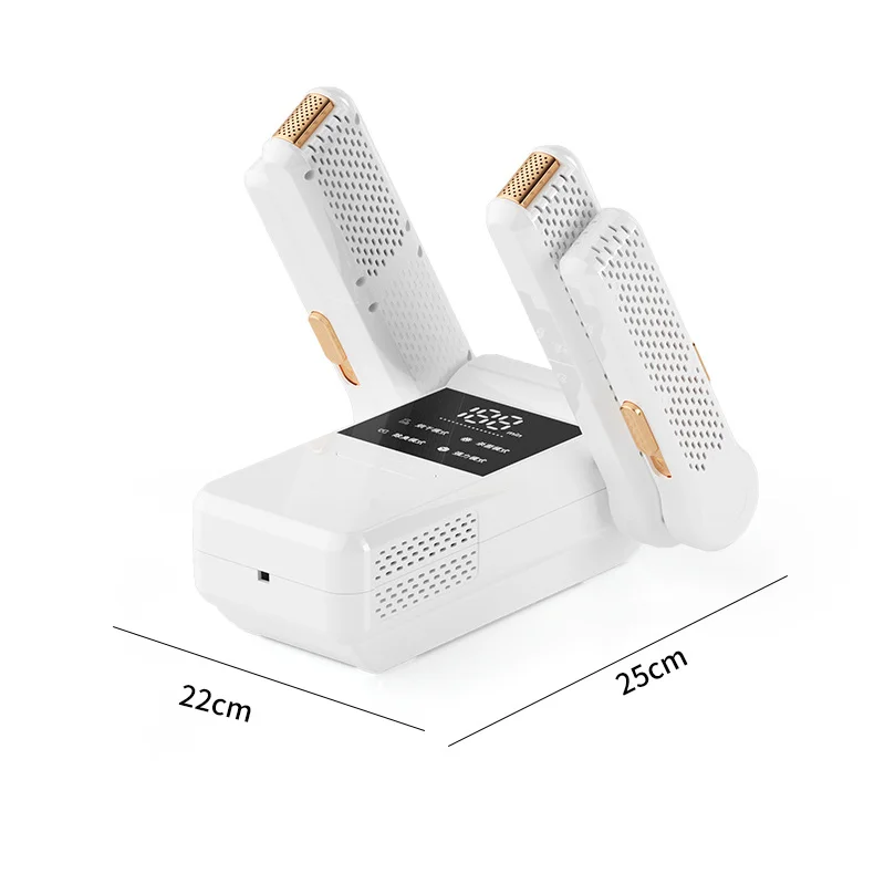 Smart Panel Quick Drying Portable Adjustable Rack Timer Hats/Socks/ Ski Boots/Glove/Shoe/Boot Warmer Dryer with Heat Blower