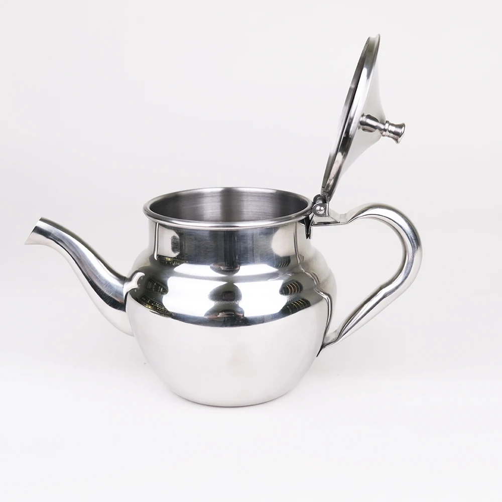 Arabic Morocco stainless steel Teapot Tea Kettle Pour Over Milk Coffee Pot