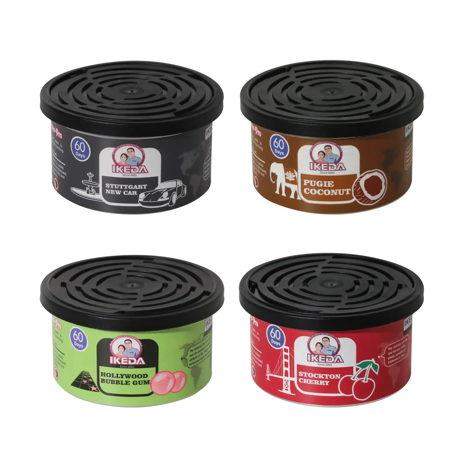 IKEDA Empty Perfume Cans and Aerosol Pet-pourri Pet Odor Bulk Can Scent air Fresheners in Tin