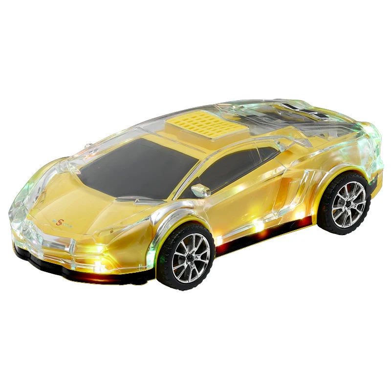 HS-58 Car Speaker with Led display/ Disco Light/ FM Radio With Volume Control