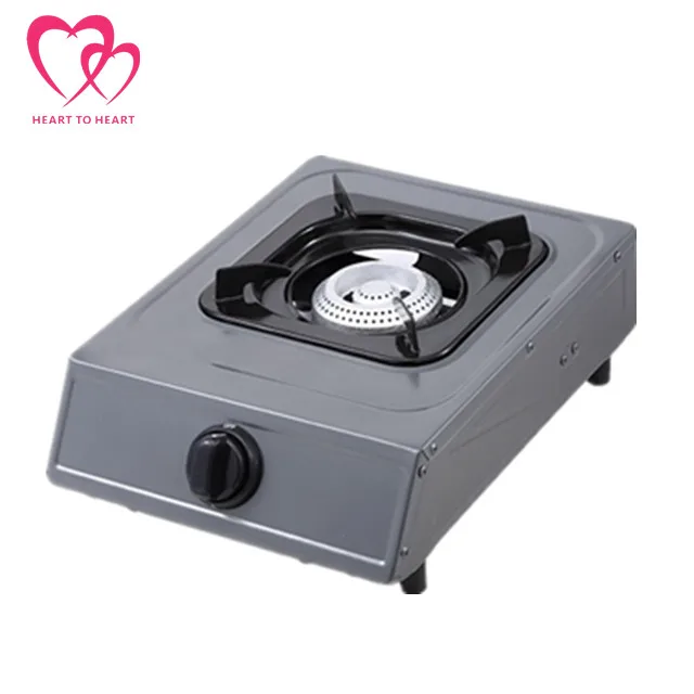 tempered glass panel Freestanding 1 burner gas cooking stove