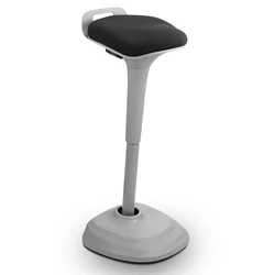 Серый стул с регулируемой высотой для активного обучения