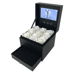 Video Flower Box Display Gift Video Playback Modern Digital Lcd Frame Digital Picture Frame