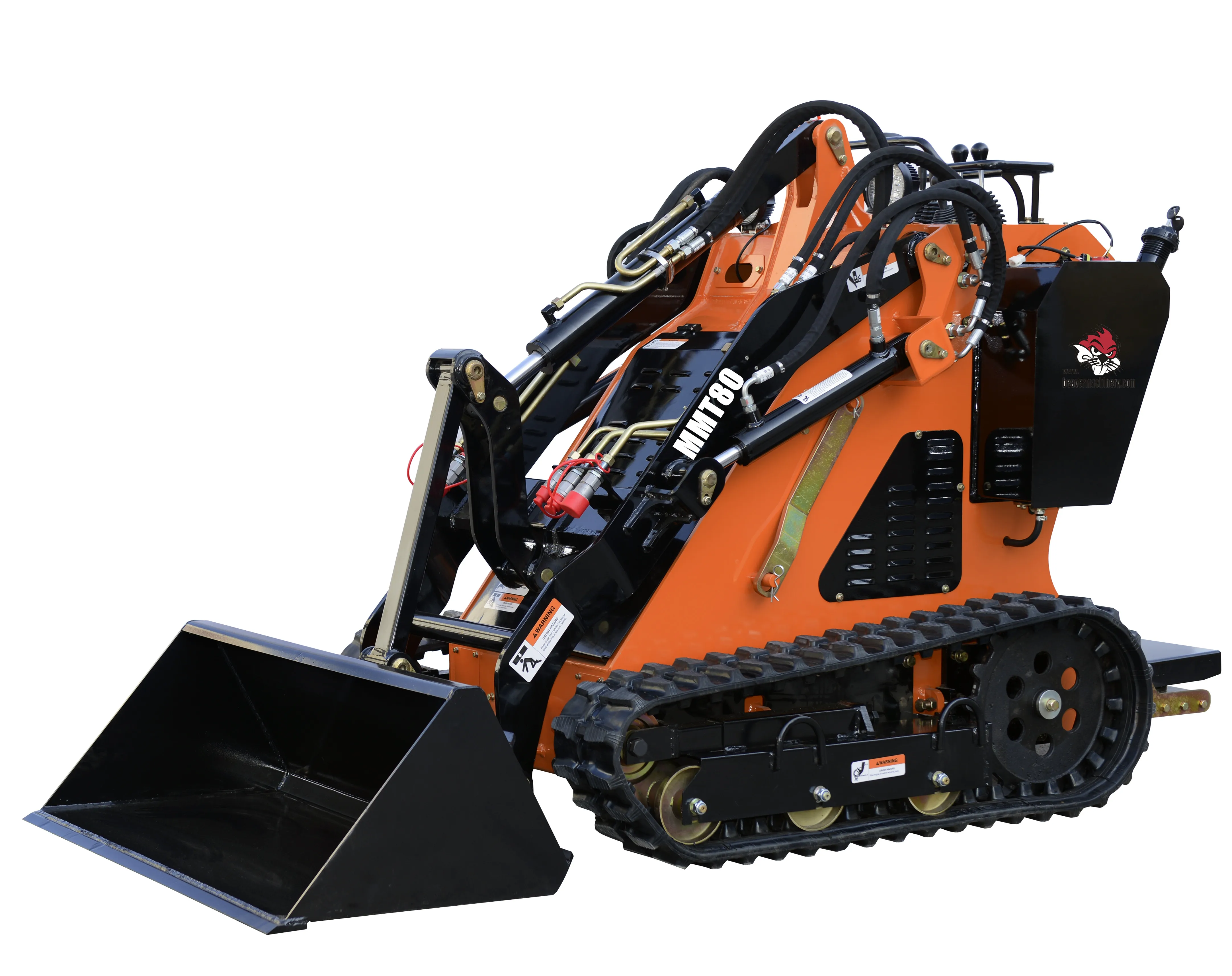 Chinese Beaver Brand Versatile Stand-On Design MMT80 Mini Skid Steer Track Loader