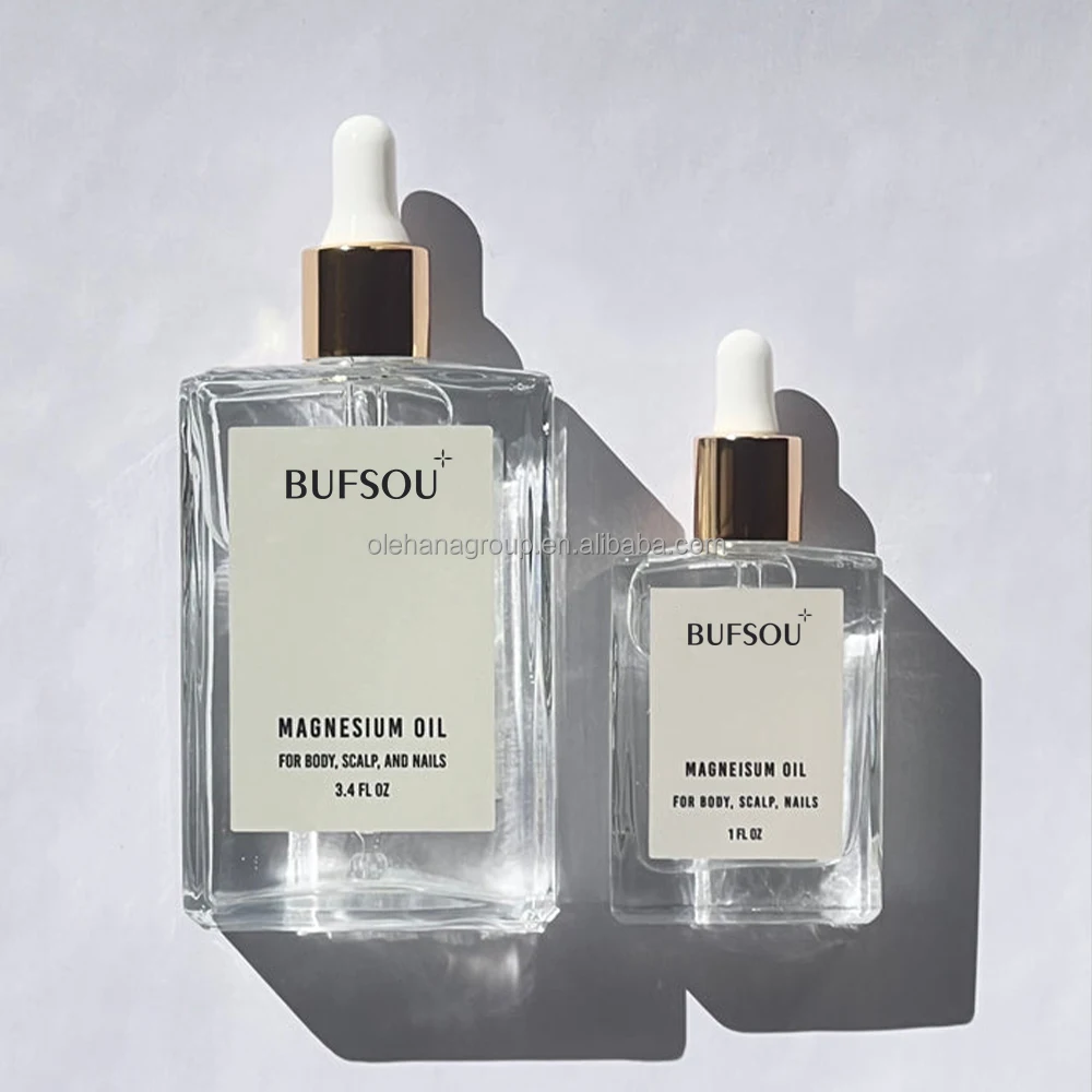 Private Label Magnesium Oil Spray Pure Sore Muscle Pain Relief Calm Minerals High Effective Magnesium Oil Body Mist