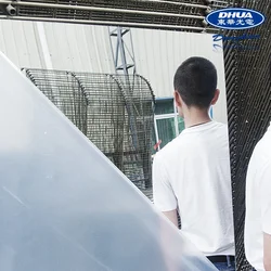 High Reflective Ornate Large Silver Frameless One-way Mirror Cutting Small Acrylic Plastic Round Mirror