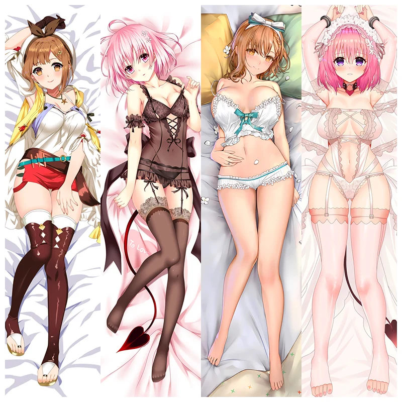 Otaku Sublimation Custom dakimakura pillow cover Sexy Anime Hentai Dakimakura 150*50cm 160*50cm