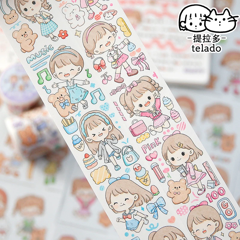 1pcs/lot Washi Masking Tapes Abu skirt control  Decorative Adhesive Scrapbooking DIY Paper Japanese Stickers