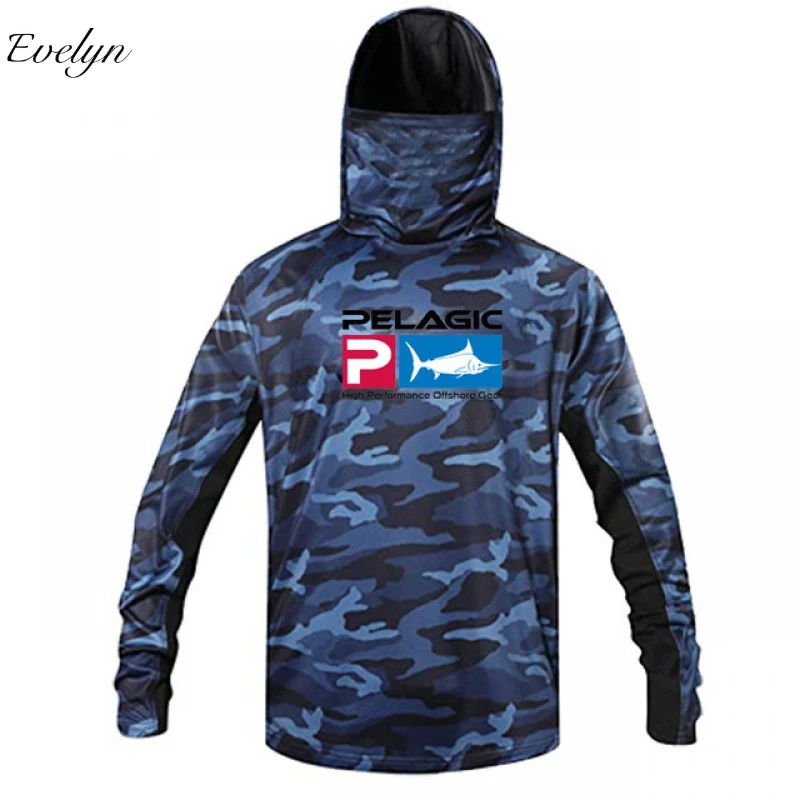 EVELYN OEM ODM Fishing Gear Fast Quick-Drying Fishing Suits Lightweight Dustproof Mask with Fishing Suits and UV Protection