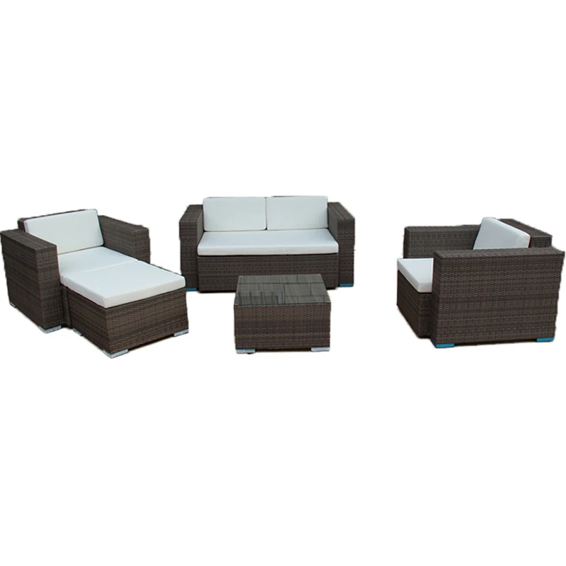 Modern style all hand made outdoor rattan furniture sofa set for garden or patio