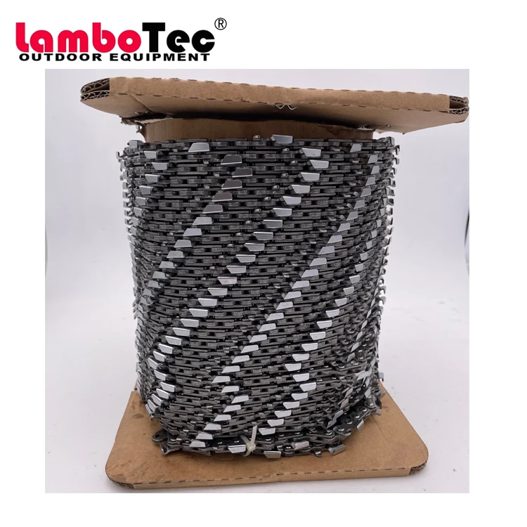 Lambotec Combine Harvester Chain excavator cutting tree Forestry Machine Parts Harvester Saw Chain .404 .080 replacing 18HX