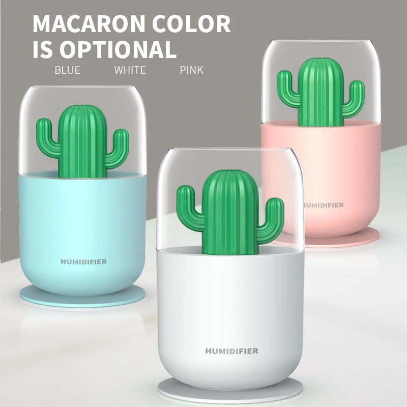  Оптовая продажа Amazon ShenZhen Cactus мини ультразвуковой распылитель USB милый увлажнитель