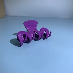 Wholesale handpolished acetate acrylic plastic Curvy hair claws clip jaw claw hair accessories for women girls
