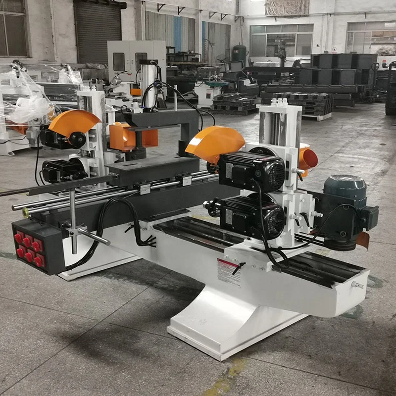 MJ243 woodworking vertical spindle double end sawing machine