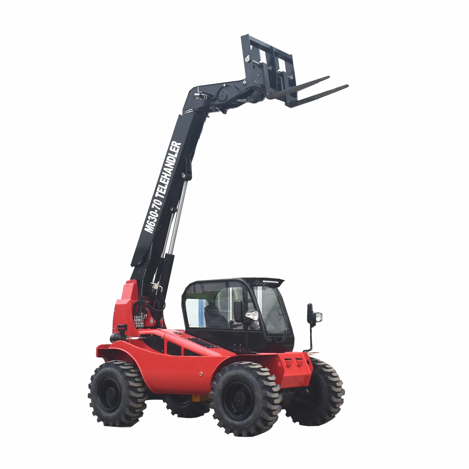 Germany Weidemann type Euro 5 telehandler forklift with tyre handler and material bucket for sale