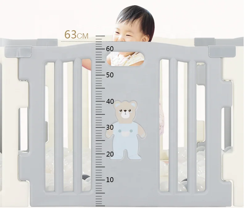 
Plastic High Quality EN ASTM Factory Price Baby Safety Playpen Fence Single Panel 