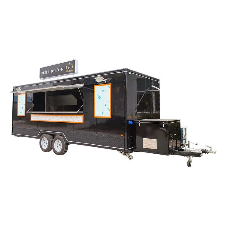 Fully Equipped BBQ Concession Mobile Food Trailer Coffee Bar Shop Truck