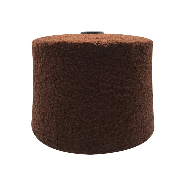 Высокое качество 100% нейлон 6 перо пряжи металлик перьевая Пряжа Нейлон полиэстера