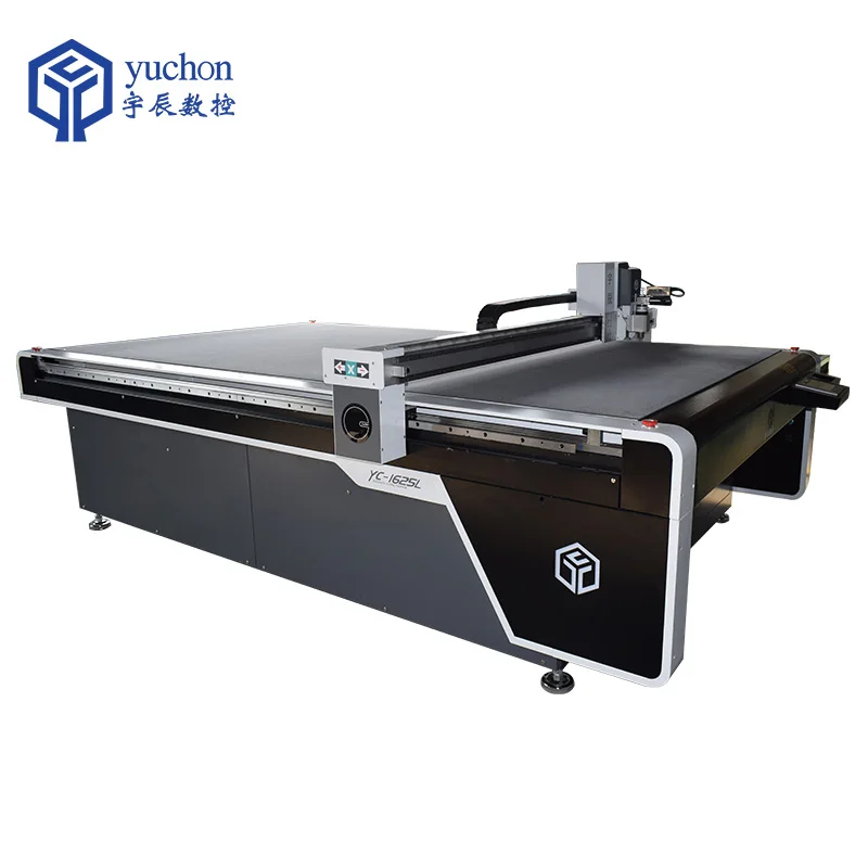 cnc leather cutter plotter YC-1625 oscillating knife cutting machine for leather