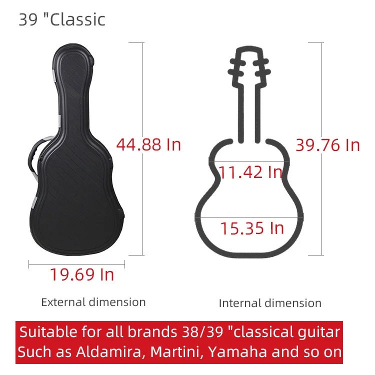 wholesale 39 41 inches and electric guitar case  guitar hard case guitar case