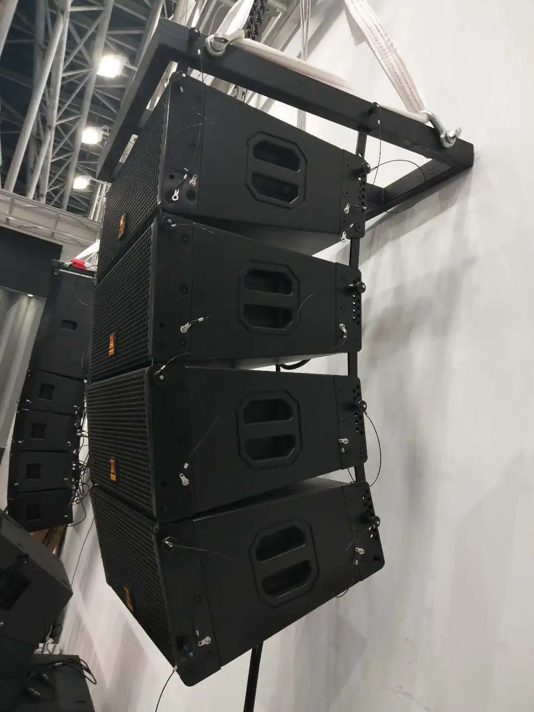 Dual 8 inch Compact Sound System Speakers Line Array