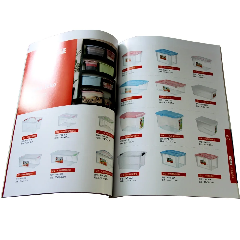 Custom Book Catalog Booklet Brochure Printing Services Printer