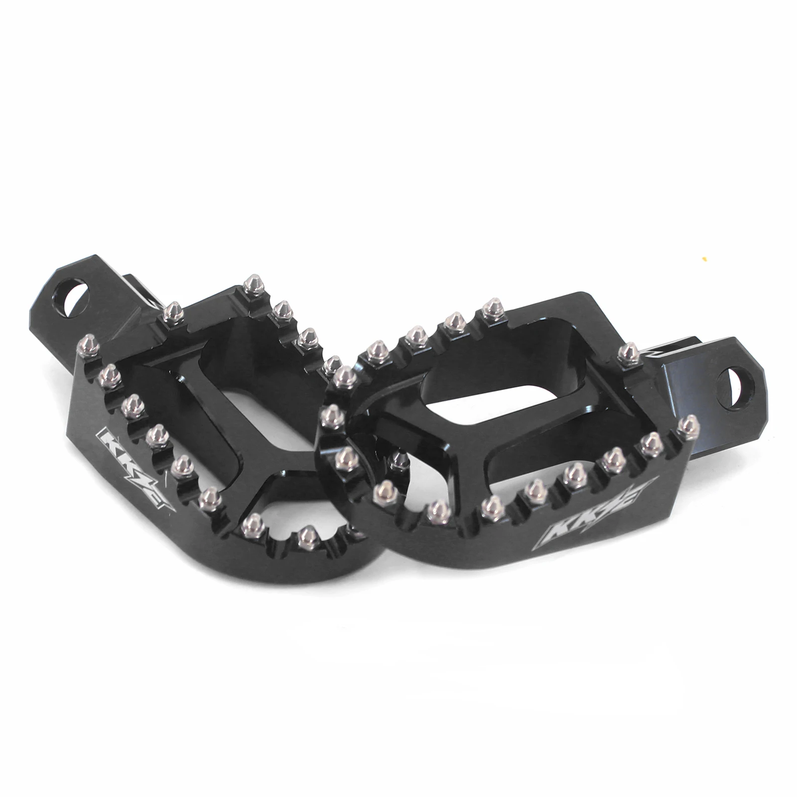 KKE CNC Motorcycle  Aluminium Foot Pegs Supermoto Foot Pedals Rest Set Compatible with SUZUKI DRZ400 DRZ400E DRZ400S DRZ400SM