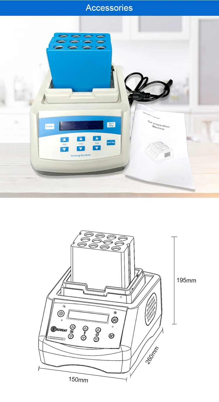 OEM/ODM Mini Laboratory Thermostat Machine Electric Plasma Gel Machine with Thermostat