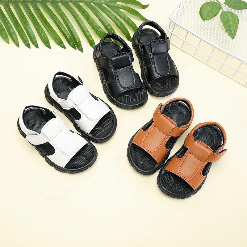 Summer outdoor beach boy sandals non-slip soft bottom comfortable sandals for baby