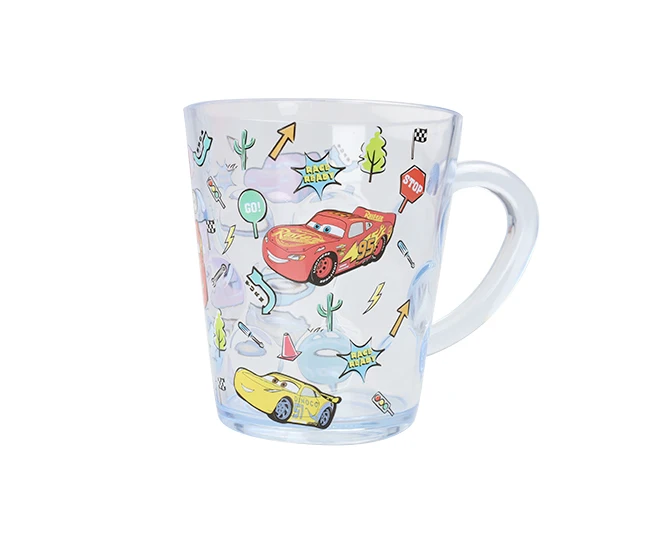 Disney Frozen, crystal cup, tableware, transparent cup, mugs, Elsa,McQueen,Daisy Duck,Pluto,Cinderella,Belle,Aurora,Rapunzel