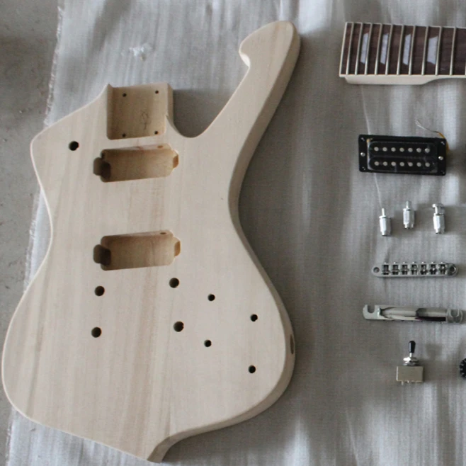 SNGK039-7 Bolt On Guitar Kits In Chrome Hardware