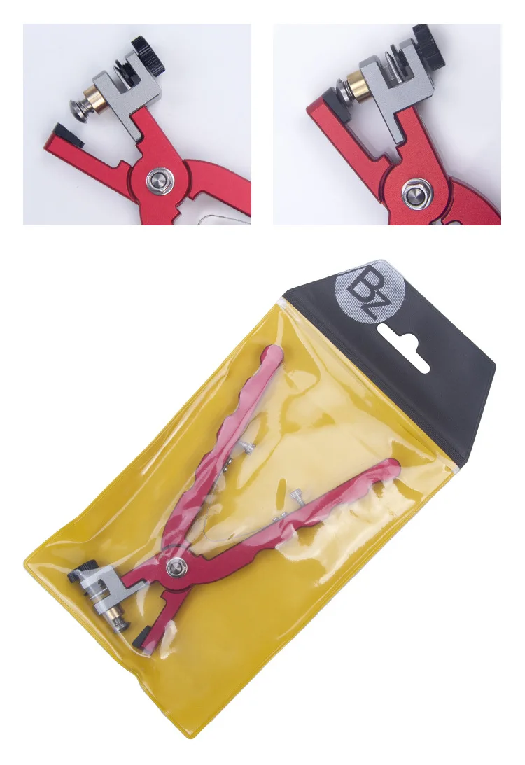Watch Repair Cutting Pliers Firm Stable Steel Portable Wear Resistant Watch Strap Punch Plier Belt Opening Pliers For Watchmaker