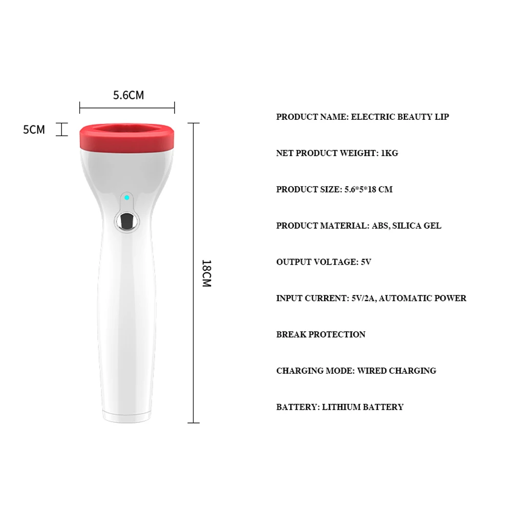 Hot Selling Professional Safety Silicone White Household Automatic Lip Enhancer