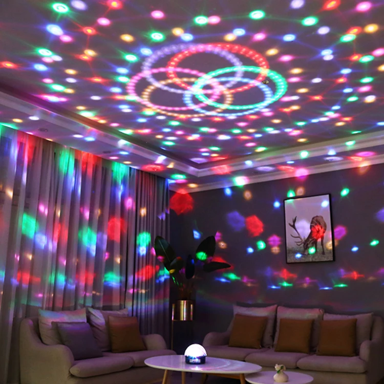 AKKO STAR Audio USB Interface 6 color LED Dance Light with remote KTV Bluetooth Big Magic ball