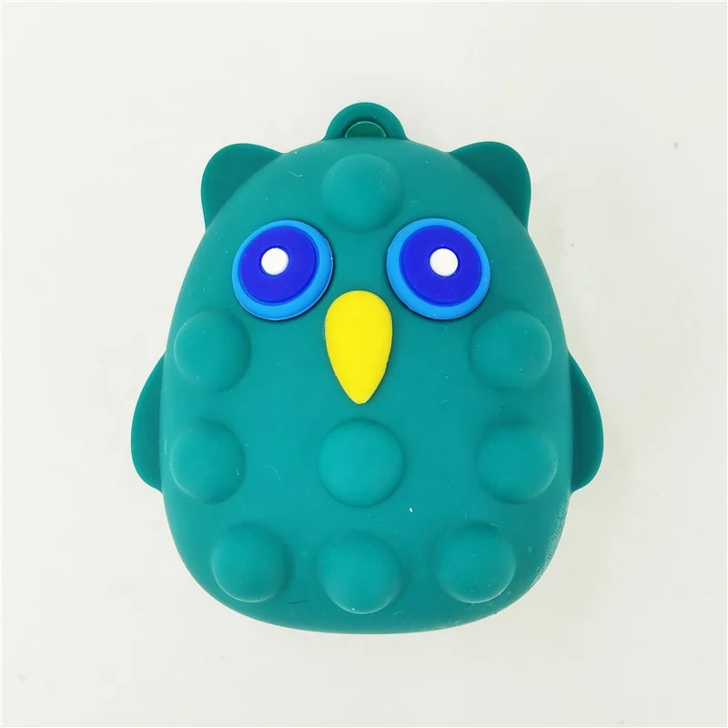 Hiton 2022 Novelty Squeeze Press Silicone Toy Owl Ball Fidget Toys
